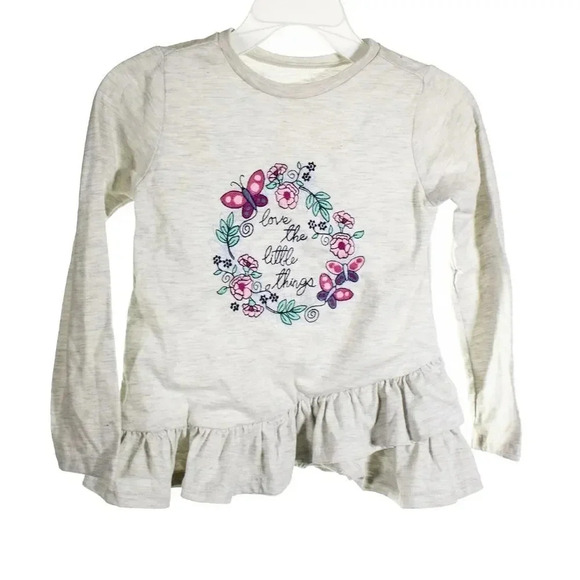 True Craft Floral Peplum Tee 3T - Picture 1 of 3